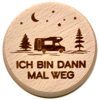 Glasdeckel "Ich bin weg"