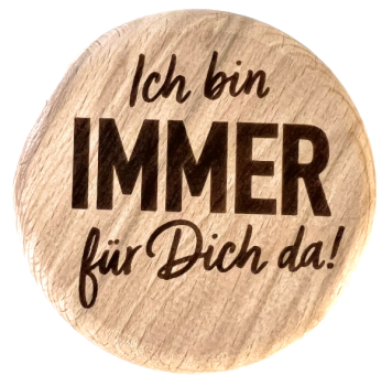 Glasdeckel "Immer"