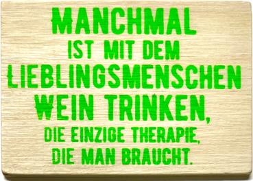 Magnet "Manchmal"