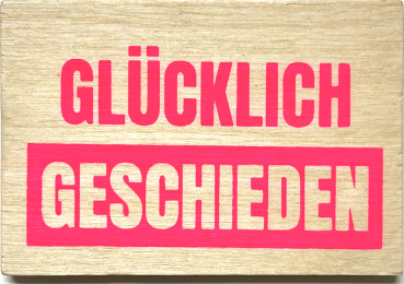 Magnet "Geschieden"