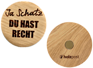 Magnet "Ja Schatz"