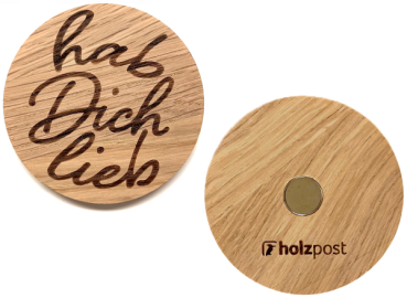 Magnet "Hab Dich lieb"