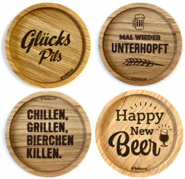 Untersetzer Set "BIER"