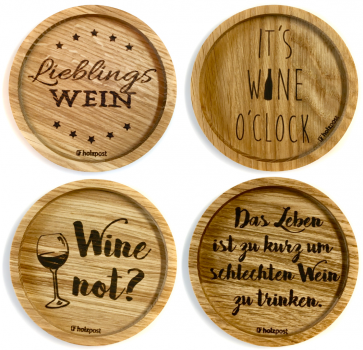 Untersetzer Set "WEIN"