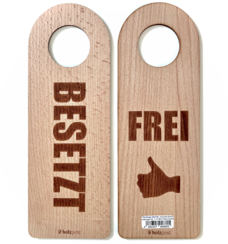 Door hanger "Besetzt"