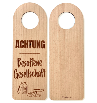 Door hanger "Gesellschaft"