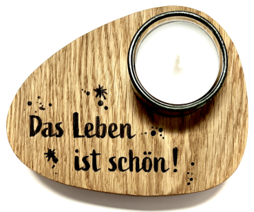 Teelicht "Leben"