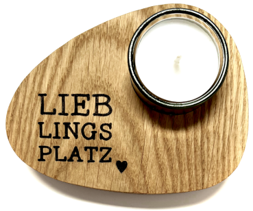 Teelicht "Lieblingsplatz"