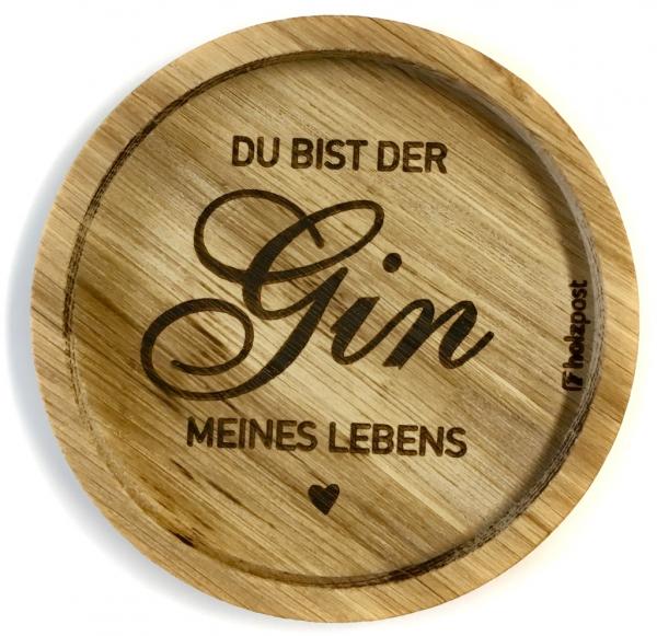Wooden coaster "Gin"