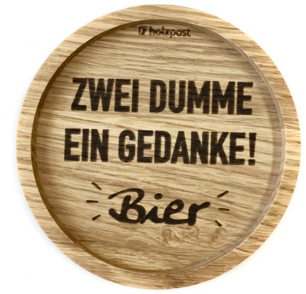 Untersetzer "Gedanke - BIER"