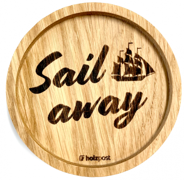 Untersetzer "Sail away"