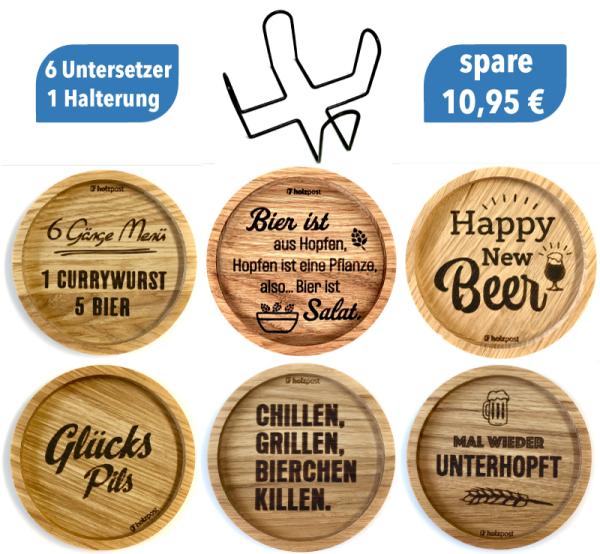 Untersetzer Set "BIER"