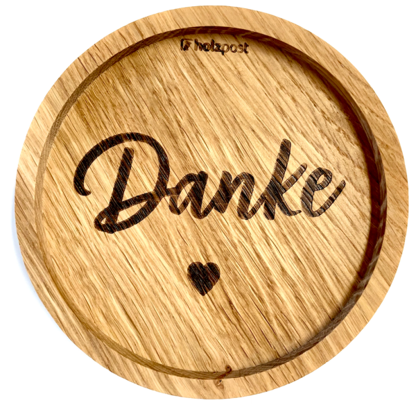 Untersetzer "Danke"