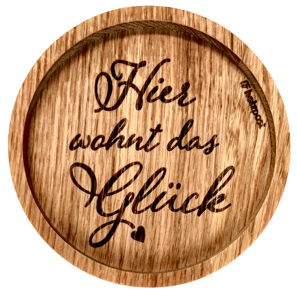 Untersetzer "Wohnt"