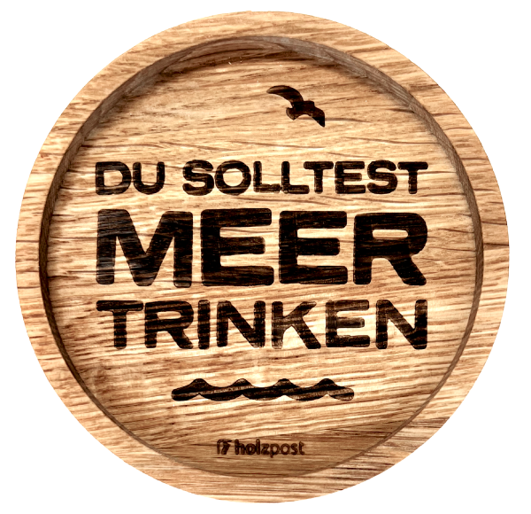 Untersetzer "Meer trinken"