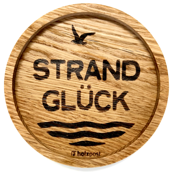 Untersetzer "Strandglück"