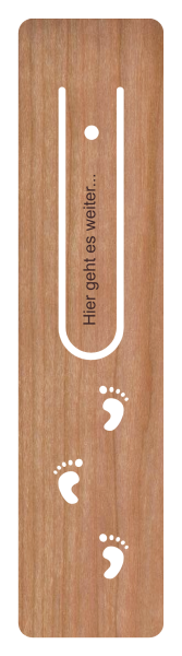 Lesezeichen "Babyfüße"