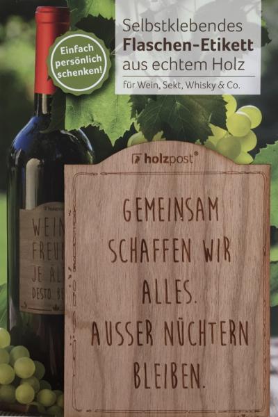 Etikett "Nüchtern"