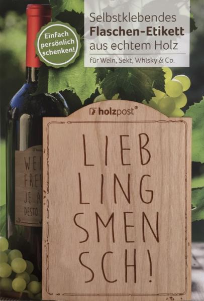 Etikett "Lieblingsmensch"