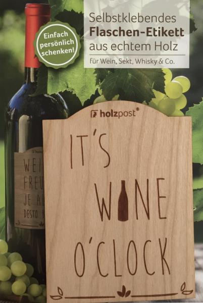 Etikett "Wine O´Clock"