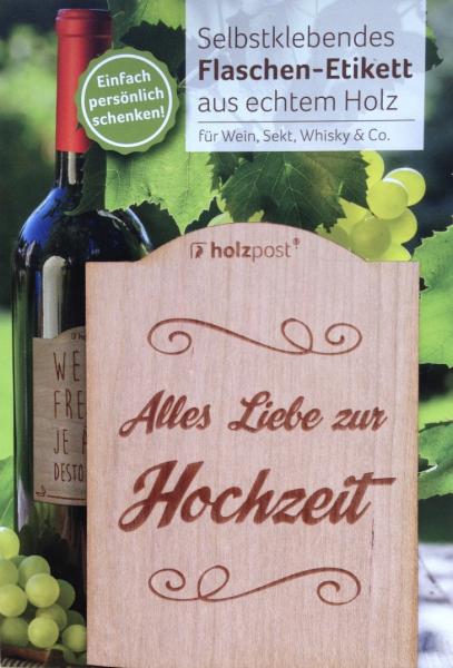 Etikett "Alles Liebe zur Hochzeit"