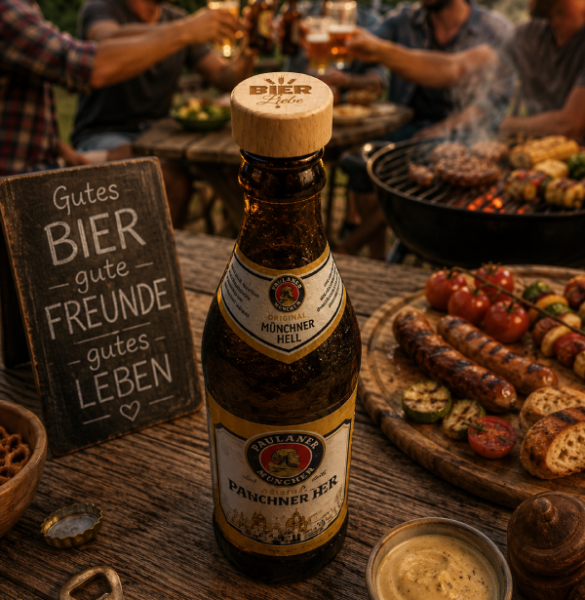 Flaschenkorken "Bier Liebe"