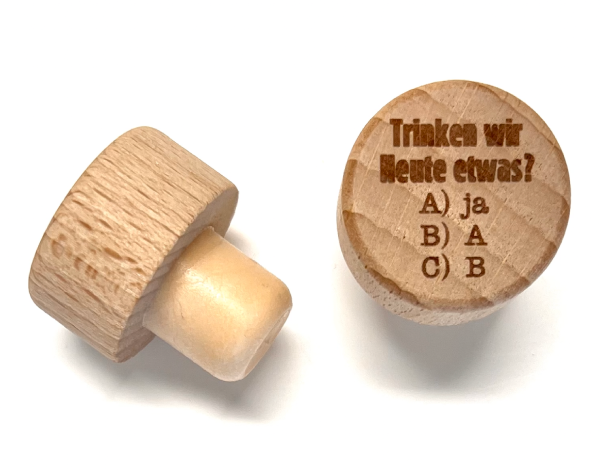 Flaschenkorken "ABC"