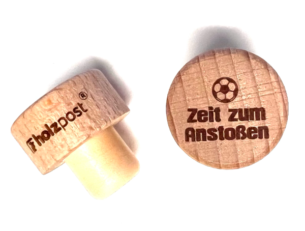 Flaschenkorken "Anstoßen"