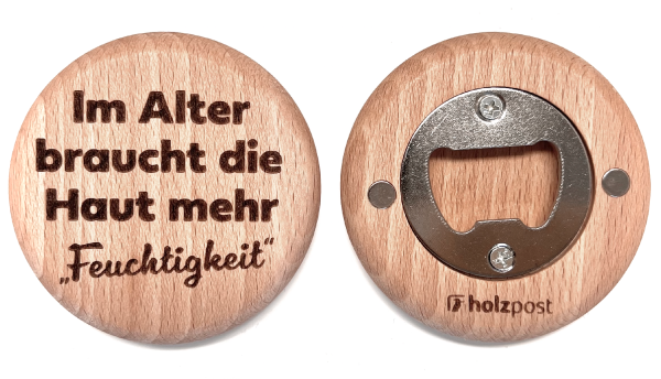 Flaschenöffner "Feuchtigkeit"