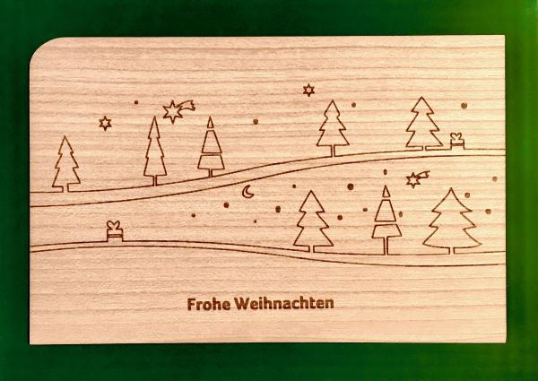 Grußkarte mit Umschlag "Wald"