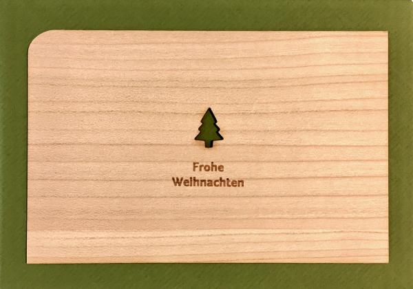Grußkarte mit Umschlag "Tannenbaum"