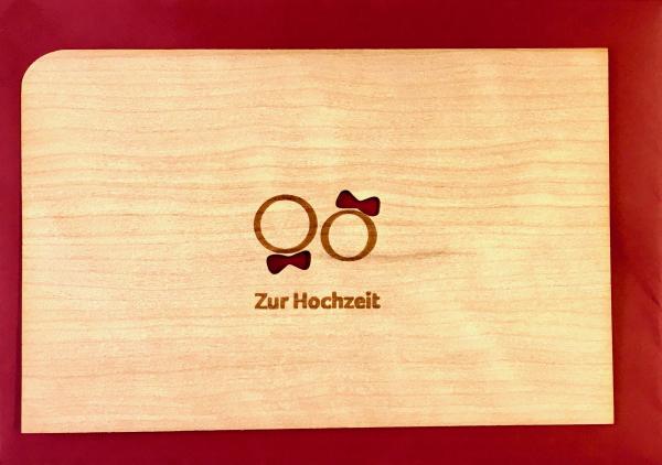 Grußkarte mit Umschlag "Hochzeit"