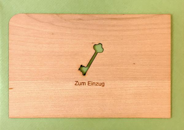 Grußkarte mit Umschlag "Schlüssel"
