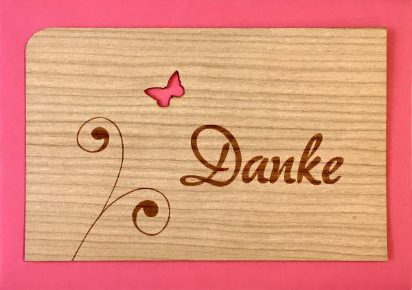 Grußkarte mit Umschlag "Danke"