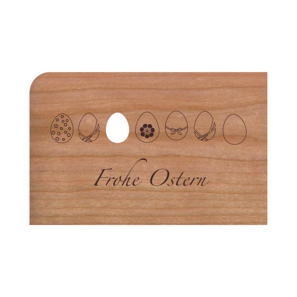 Grußkarte mit Umschlag "Ostereier"