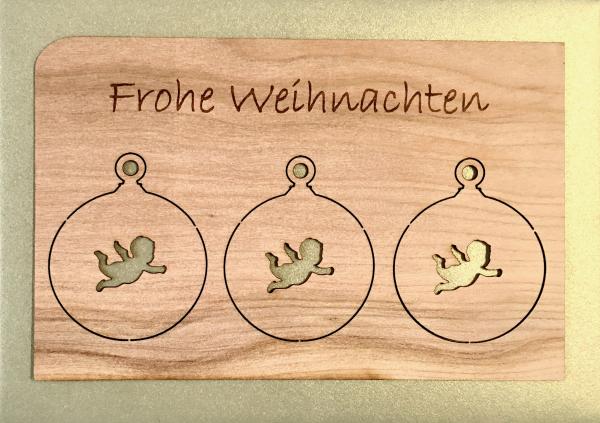 Grußkarte mit Umschlag "Anhänger Engel"
