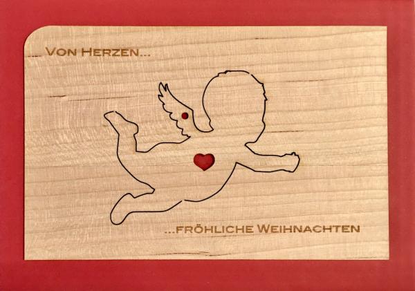 greeting card "Anhänger von Herzen"