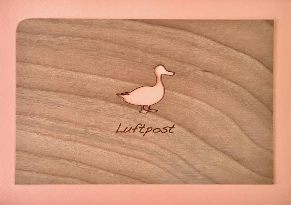 Grußkarte mit Umschlag "Luftpost"