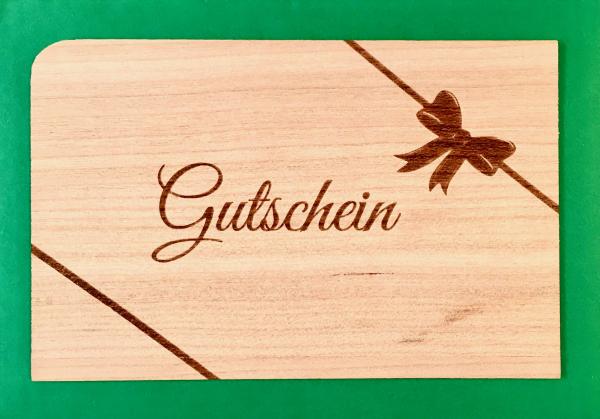 Grußkarte mit Umschlag "Gutschein"