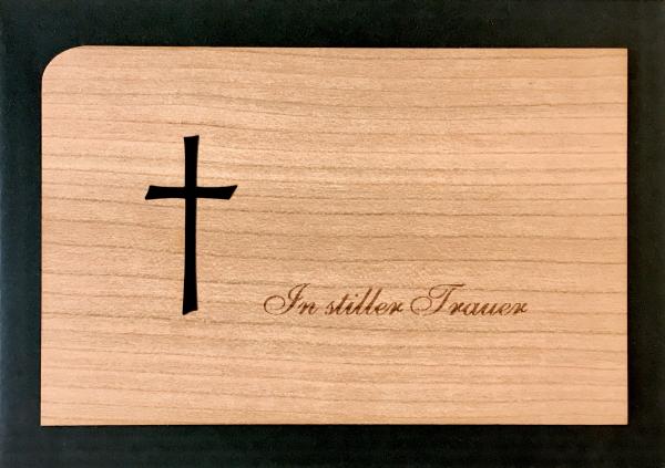 Grußkarte mit Umschlag "Kreuz"