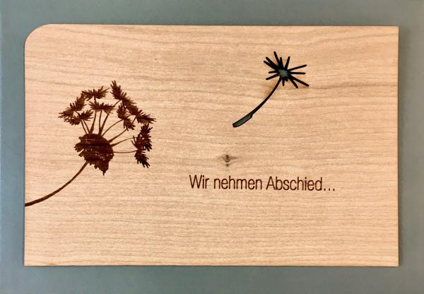 Grußkarte mit Umschlag "Pusteblume"