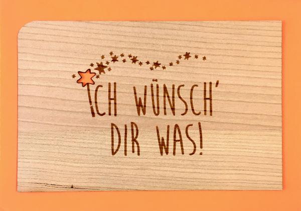 greeting card "Ich wünsch Dir was"