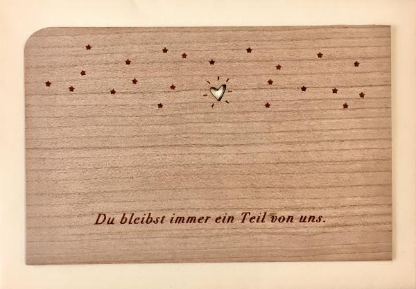 greeting card "Teil von uns"
