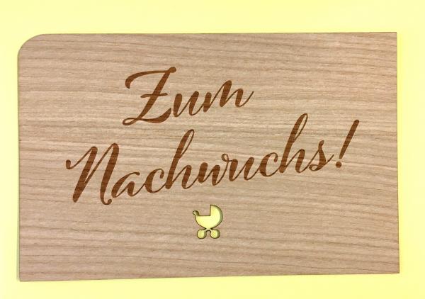 Grußkarte mit Umschlag "Nachwuchs Schrift"