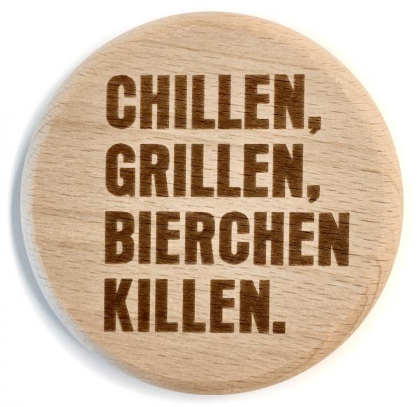 Glasdeckel "Chillen"