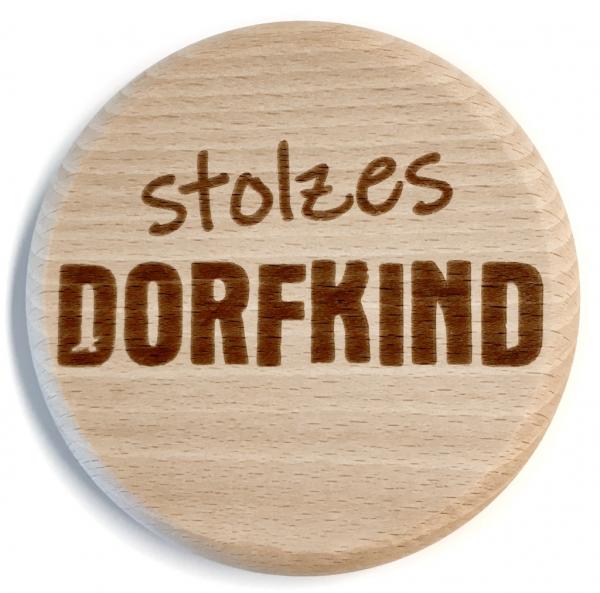 Glasdeckel "Dorfkind"