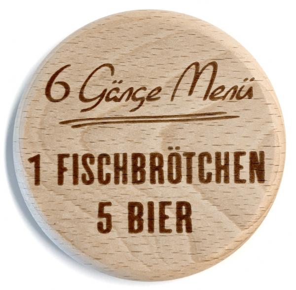 Glasdeckel "Fischbrötchen"