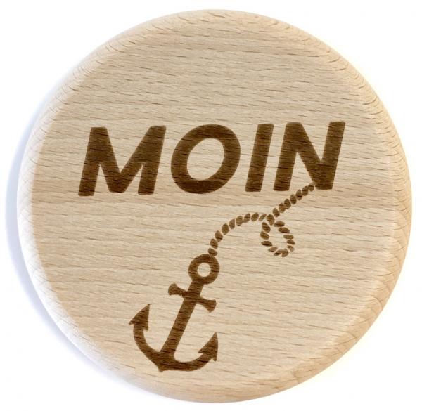 Glasdeckel "Moin"
