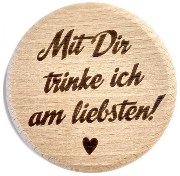 Glasdeckel "Am liebsten"