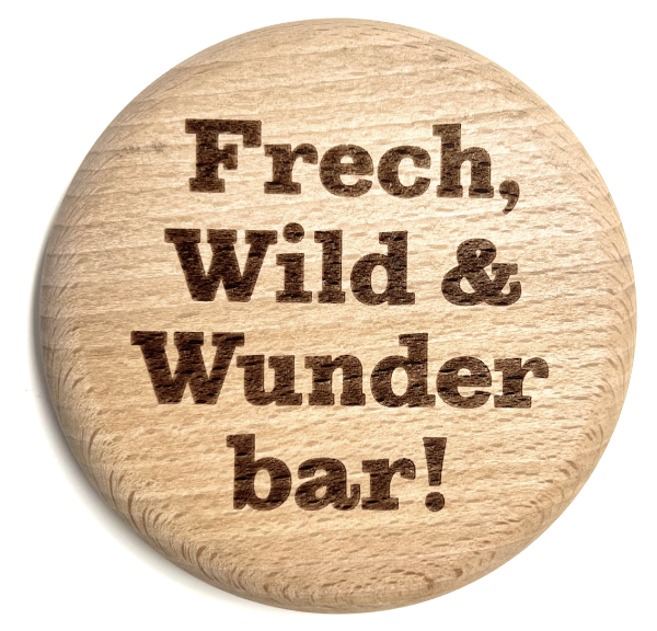 Glasdeckel "Frech"